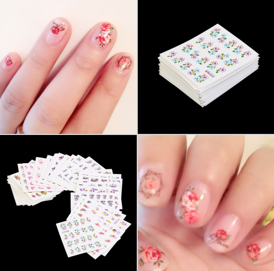 Nail Art Stickers Polish Watermark